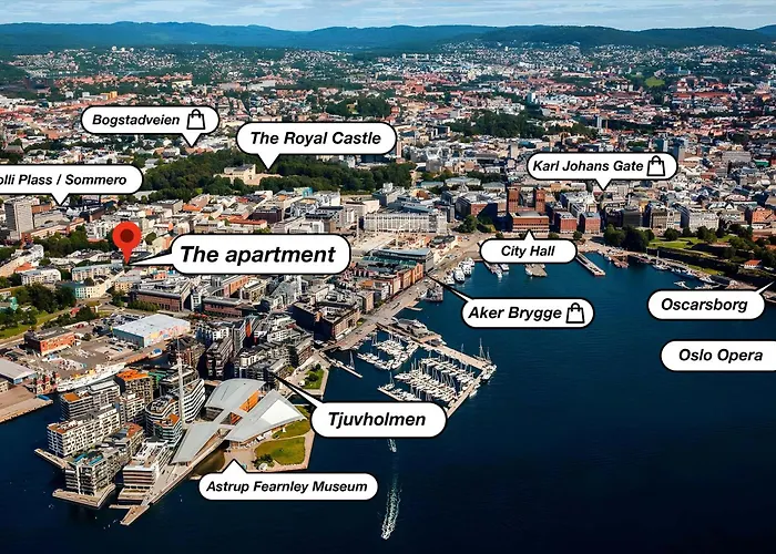Apartman Luxury In Oslo's Location