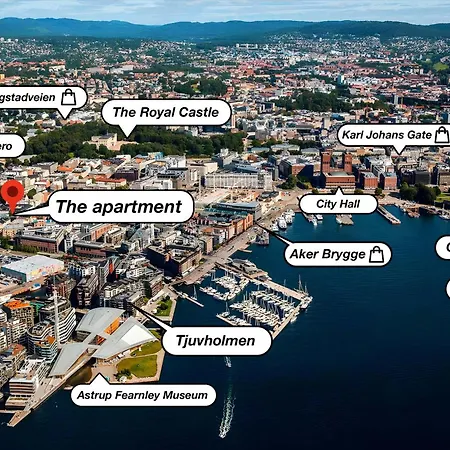 アパート Luxury In Oslo's Location